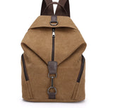 College Style Canvas Backpack and Tote Bag