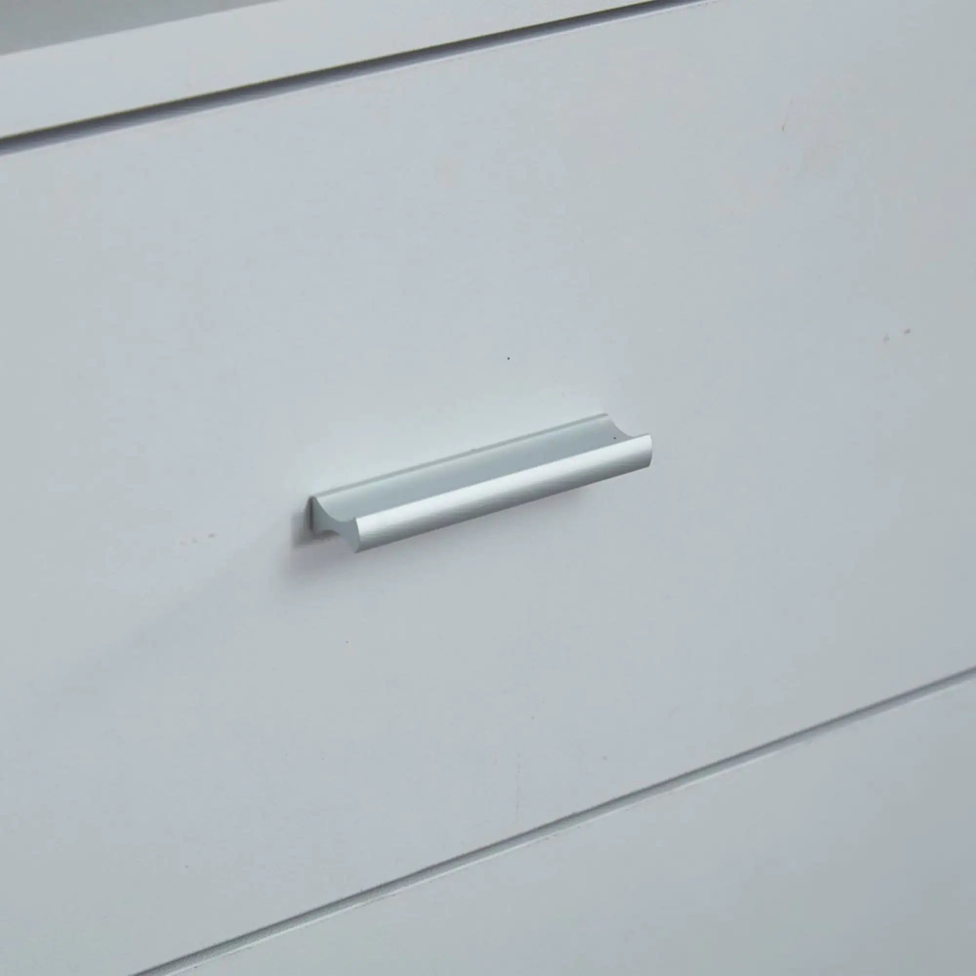 Compact Gray Closet Organizer with Drawers