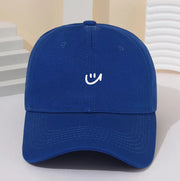 Vibes Baseball Cap with Smiley Face Design (One Piece)