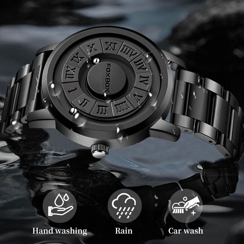 FB0047 Cool Magnetic Suspension Watch for Men, Stylish Quartz Wristwatch, Fashion Business Casual Gift