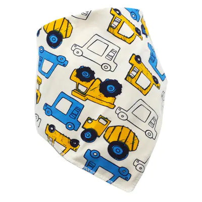 Waterproof Cotton Baby Bibs with Cartoon Design