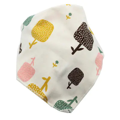 Waterproof Cotton Baby Bibs with Cartoon Design