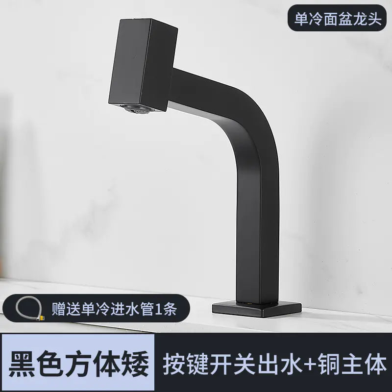 All-Copper Cold Water Faucet for Balcony Basin