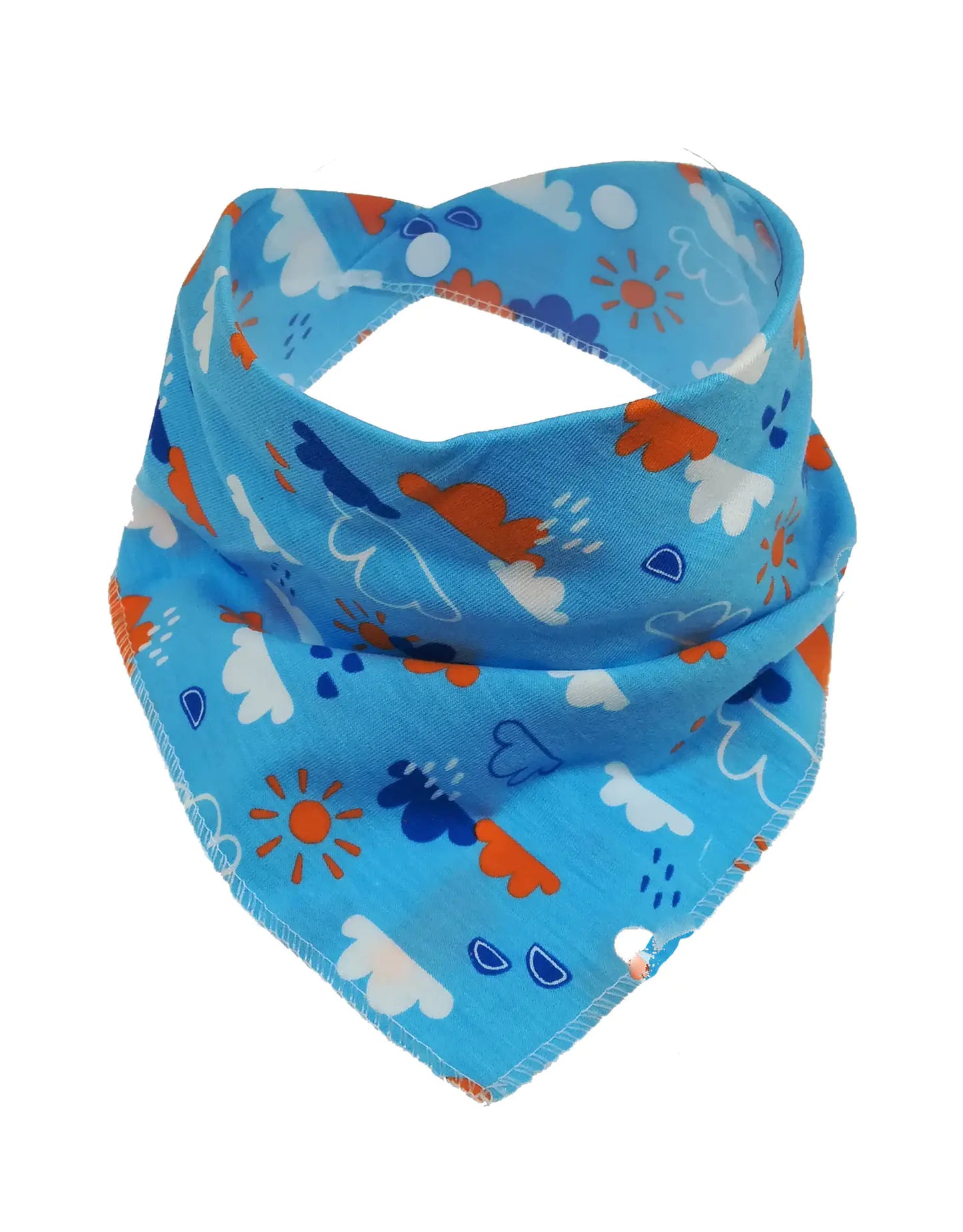 Waterproof Cotton Baby Bibs with Cartoon Design