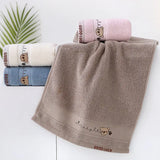 Soft Coral Velvet Cartoon Baby Bath Towel