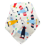 Waterproof Cotton Baby Bibs with Cartoon Design