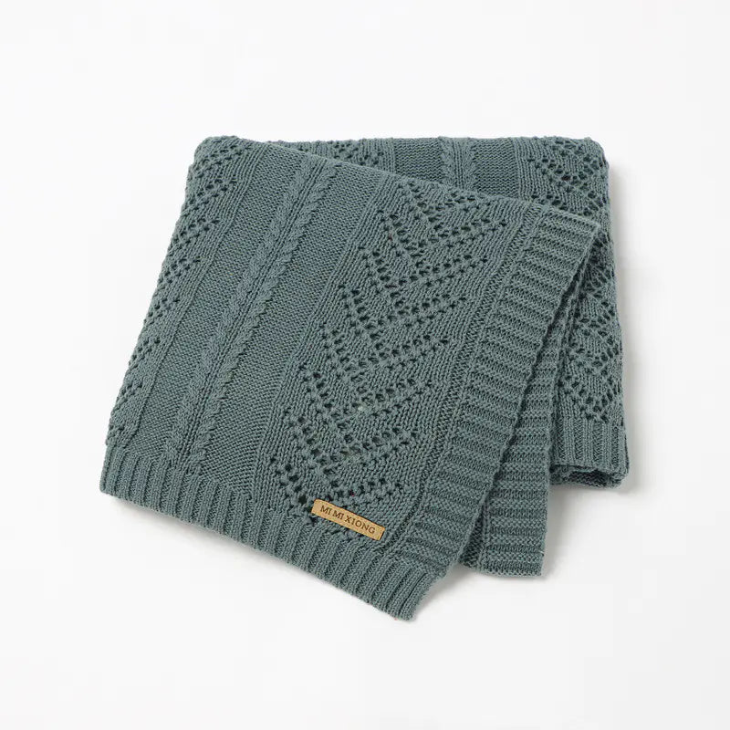 Infant Solid Color Hollow Cotton Quilt Cover Blanket