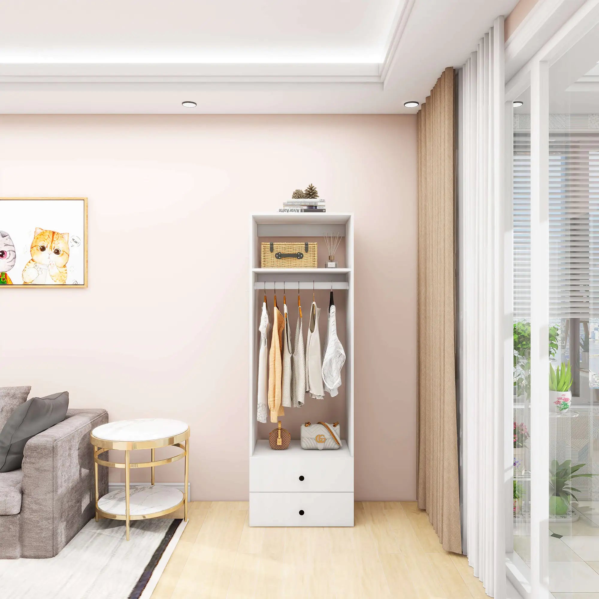 Modular SilentSlide Closet System