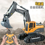Large Alloy Remote Control Excavator Toy for Kids