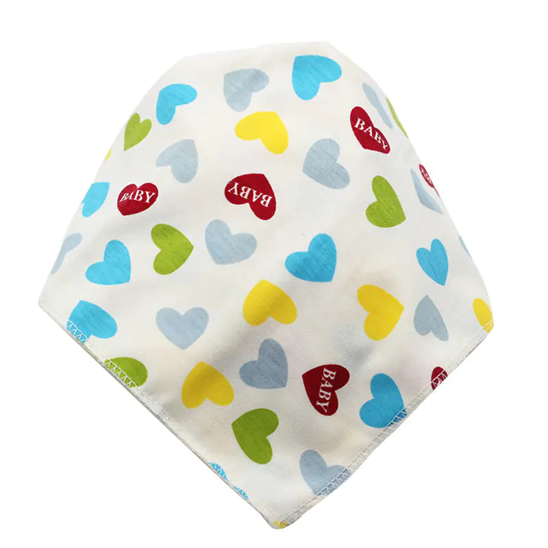 Waterproof Cotton Baby Bibs with Cartoon Design