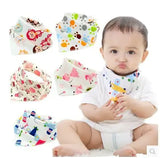 Waterproof Cotton Baby Bibs with Cartoon Design