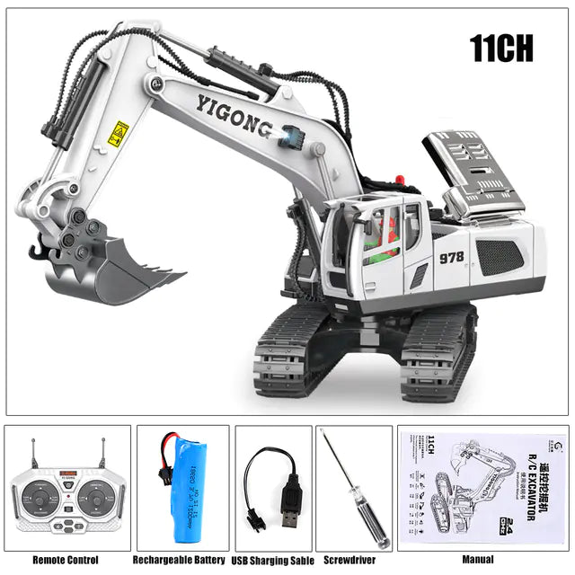 BC1043 Alloy Remote Control Excavator Vehicle