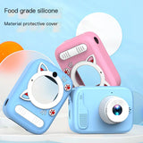 Kids Digital Camera Toy - Cartoon Cat HD Photography