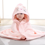 Soft Coral Fleece Newborn Wrap Blanket for Infants