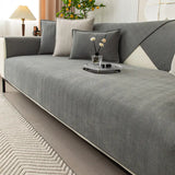 Universal Chenille Sofa Cover with Non-Slip Design