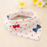 Waterproof Cotton Baby Bibs with Cartoon Design