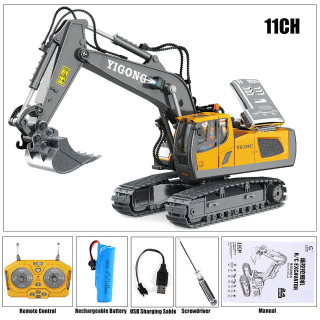 BC1043 Alloy Remote Control Excavator Vehicle