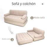 Inflatable Sofa Bed for Camping and Home Use