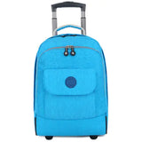17-Inch Waterproof Rolling Backpack for Students and Travel
