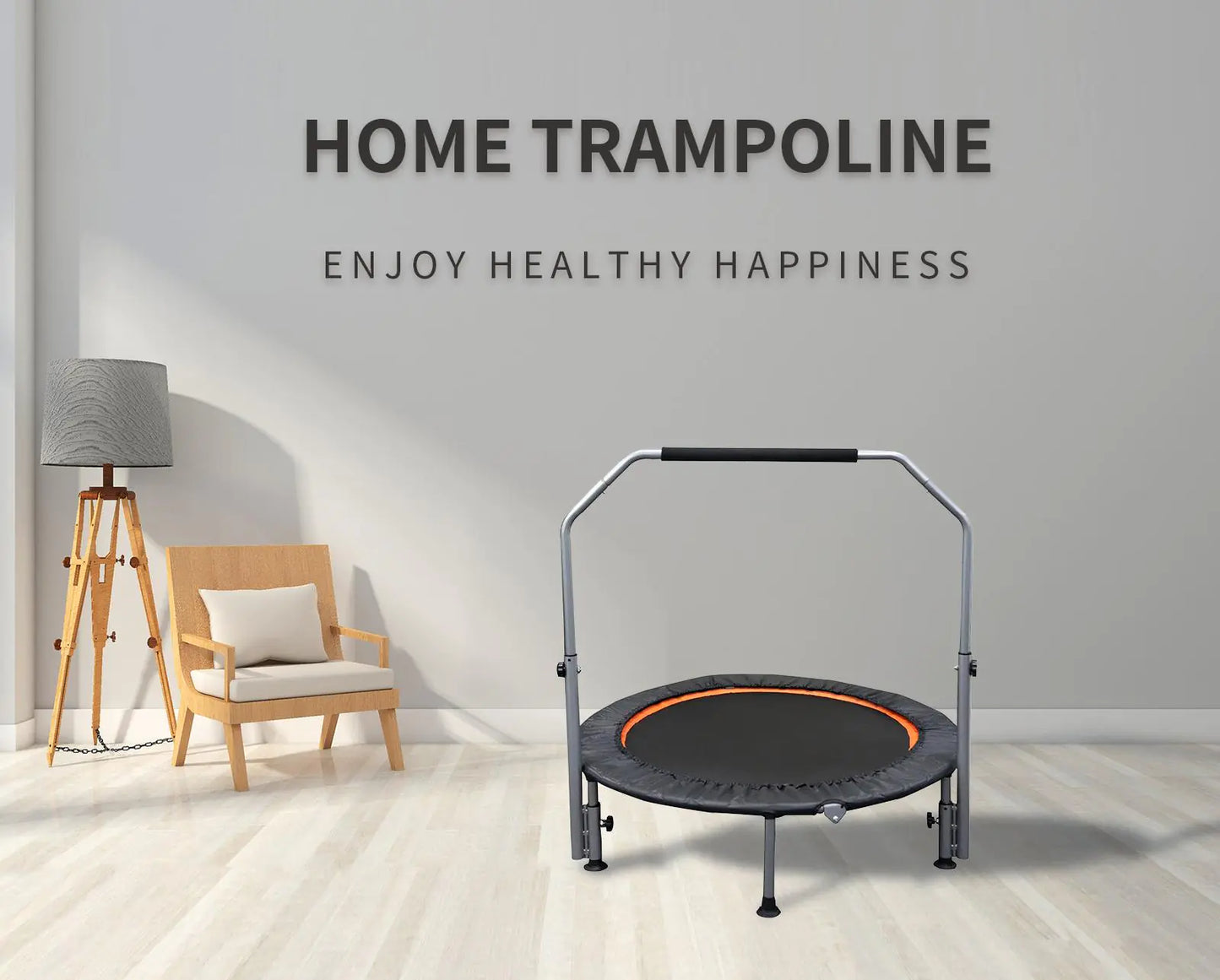 Folding Mini Fitness Trampoline