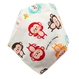 Waterproof Cotton Baby Bibs with Cartoon Design
