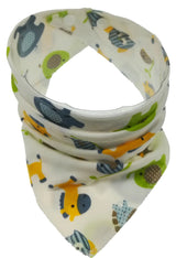 Waterproof Cotton Baby Bibs with Cartoon Design